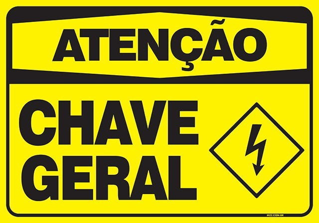 PLACA CHAVE GERAL