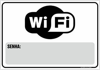 Placa wi-fi com senha